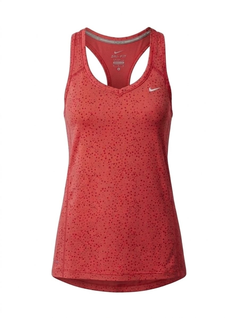 Nike Dri-FIT Coral Pink Racerback Workout Tank Top Athletic Gym Running S